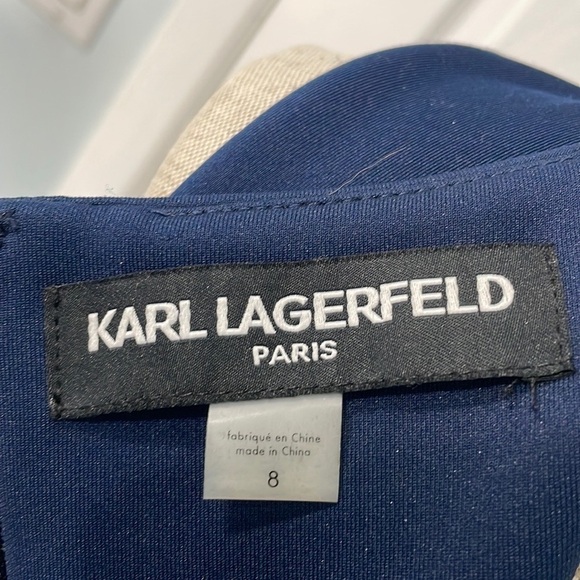 KARL LAGERFELD PARIS FIT AND FLARE DRESS SIZE 8 - Picture 7 of 14